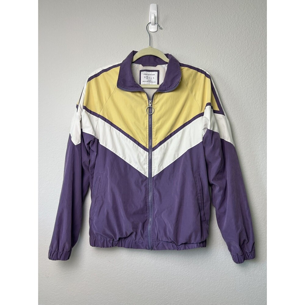 Urban Outfitters Vintage Retro Y2K Style Colorblock Windbreaker Jacket Women S